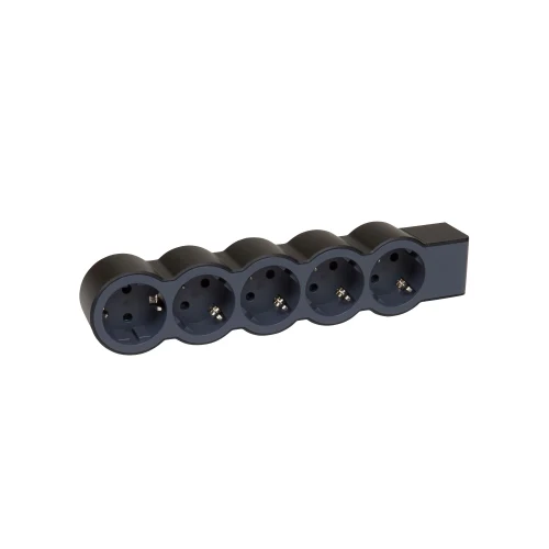 Bloc Multipriză Mobil Standard 5x2P+T negru