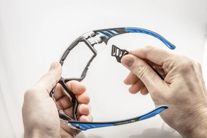 Ochelari de protecție LOTZEN transparent/albastru HOGERT 2