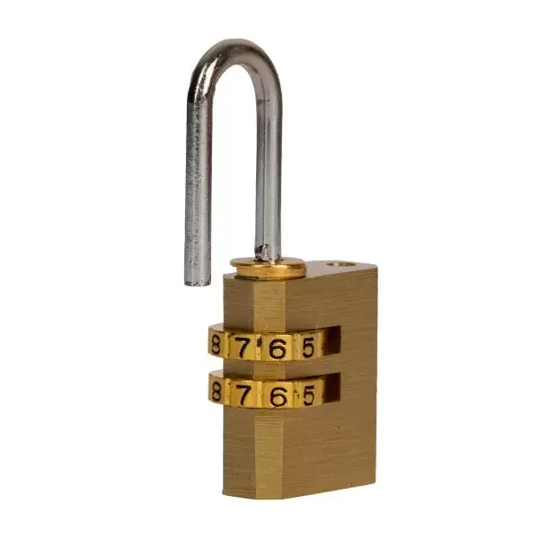 Lacăt b20mm cod 2 cifre alamă toartă d3mm inox A3 Profmet 2