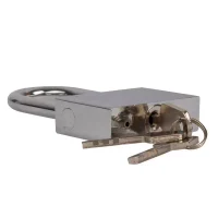 Lacăt b60mm fontă cromat toartă d9mm inox A3 3ch. Profmet 2