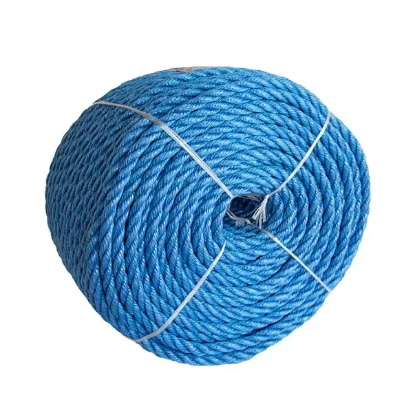 Frânghie răsucită 3 fire polipr. 6mm x 100m albast. Profmet 2