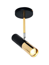Aplică JH-744 D12x5.5xH28cm,GU10x1, Metal,Black+Gold, LuminaLED