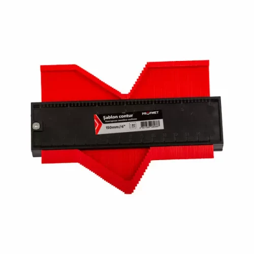 254072 Șablon contur 150mm 6'' din plastic Profmet