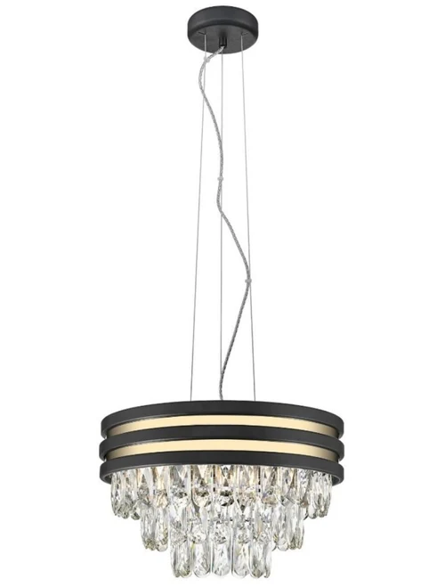 * Lustră NAICA P0525-04A-P7D7 4xE14 40W black gold ZUMALINE