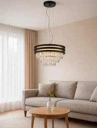 * Lustră NAICA P0525-04A-P7D7 4xE14 40W black gold ZUMALINE 2
