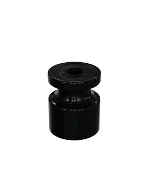 ML3002505 Изолятор Ретро D20x24 пластик черный (100шт)