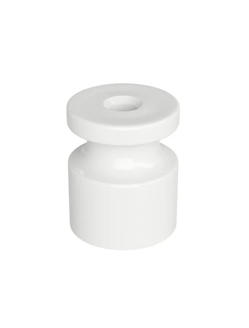 ML3002501 Изолятор Ретро D20x24 пластик белый (100шт)