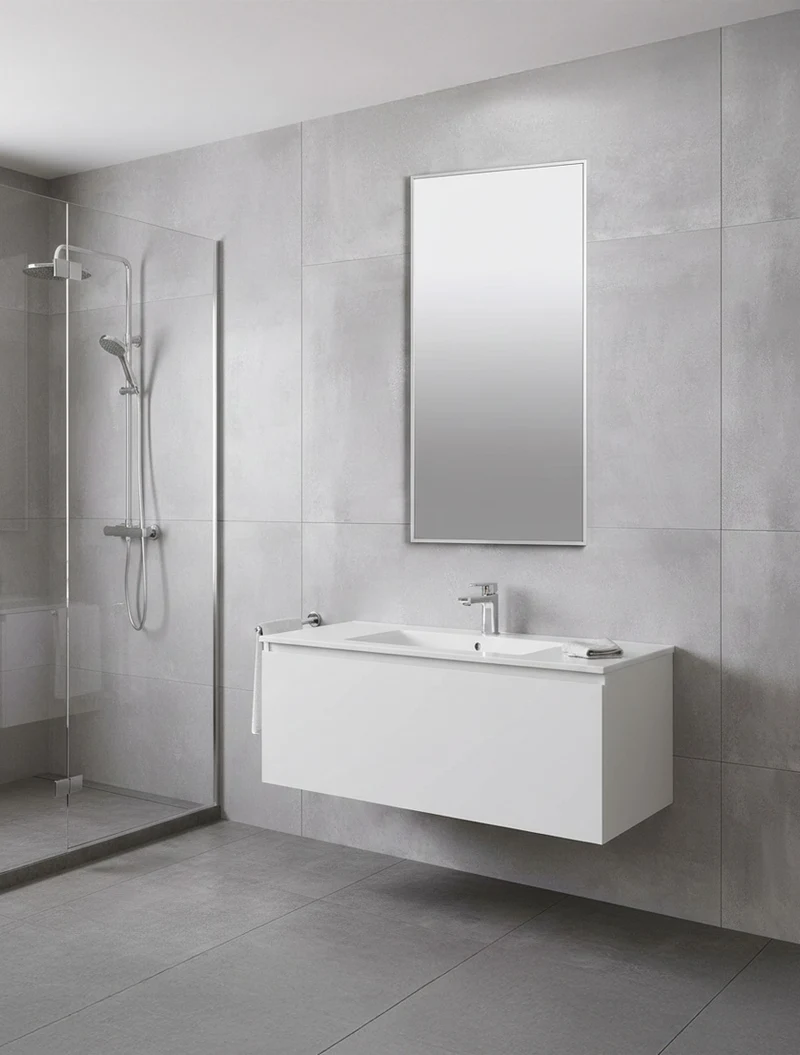 96121 Oglindă pentru baie Bayro Modern ortogonală 400x800 I 2