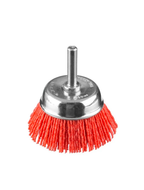 Perie cupă șlefuit cu tijă D 50mm fibro Total TAC33025