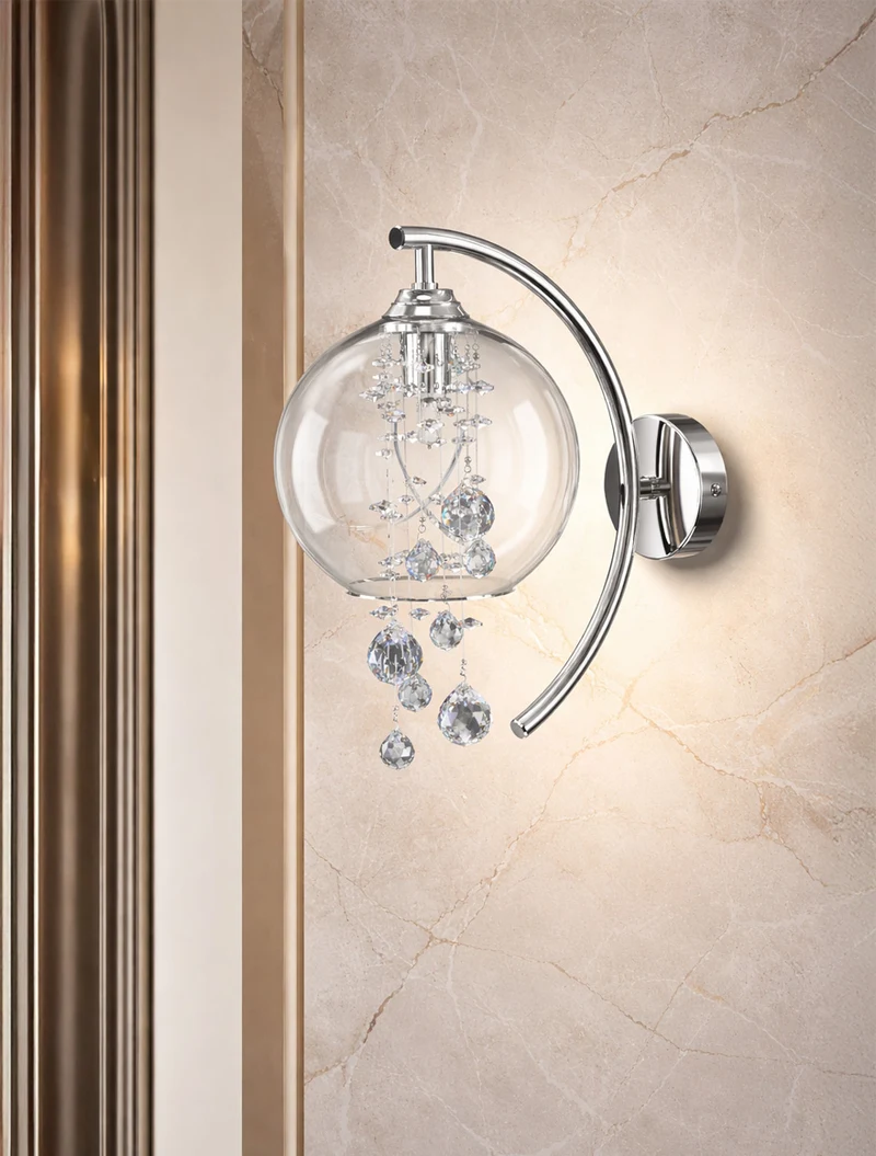 Aplică ALIA 01A-WL d220x280 1xG9 crystal Luminaled 2