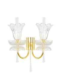 Aplică ISABELL 02-WL-PB-CE 140x320 1xG9 crystal Luminaled