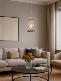 Lustră ROSEE BELL-CH d120x220 1xE27 crystal Luminaled 3