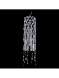 Lustră ROSEE CYLINDER-CH d130x600 1xE27 crystal Luminaled 3