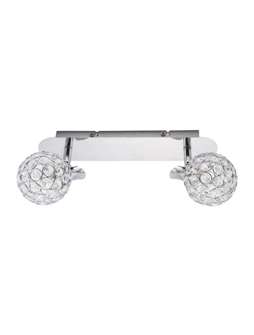 * Aplică ELIA CK8038-2 2xG9 Max 40W steel crystal ZUMALINE