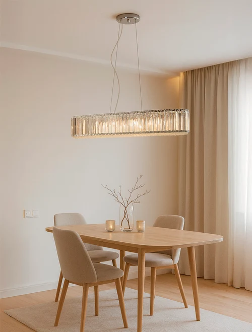 * Lustră PRINCE P0360-06D-F4AC 6xG9 Max 42W crystal chrome ZUMALINE