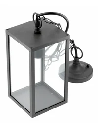 * Corp de iluminare suspendat VENTANA-H 1XE27 IP54 negru GTV