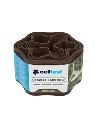Бордюр для газона 10см х 9м (коричневый) Cellfast 30011