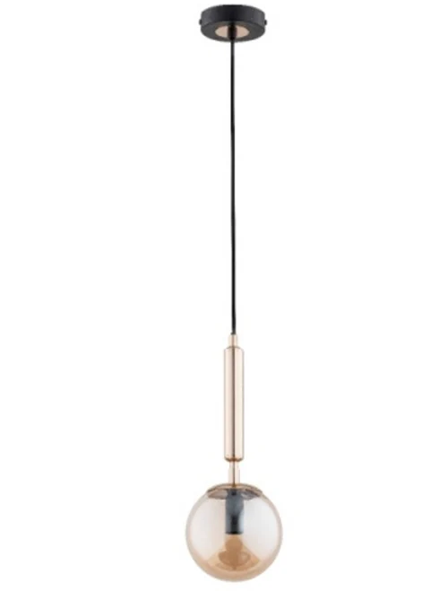 * Lustră VOLDA 1xE14 max 40 W black+gold ALFA