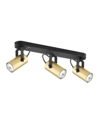 Corp de iluminat REDO 3xGU10 max 50W black+gold TK-LIGHT