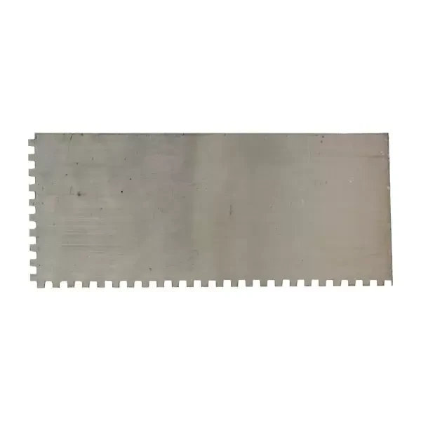 372004 Drișcă inox 120х280mm zimțată 4х4mm 4