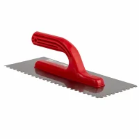372004 Drișcă inox 120х280mm zimțată 4х4mm
