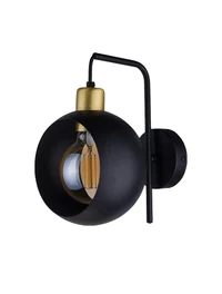 Бра CYKLOP 1xE27 макс 60Вт черный TK-LIGHT