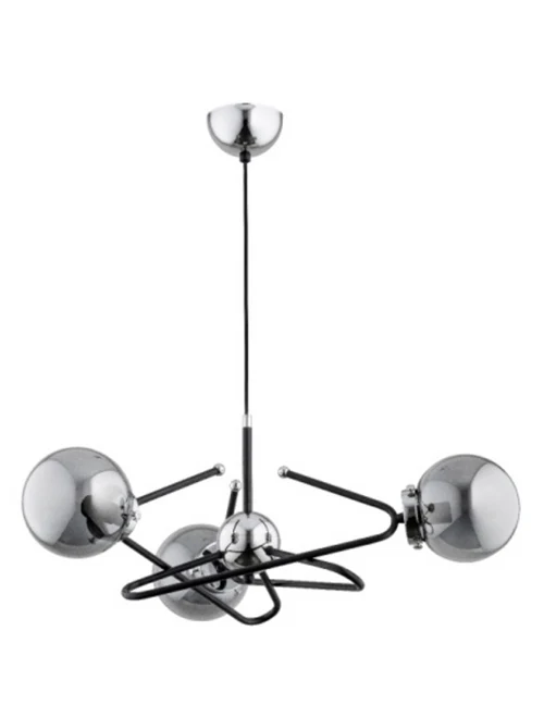 Lustră LAURA 3xE14 max 40W grey ALFA