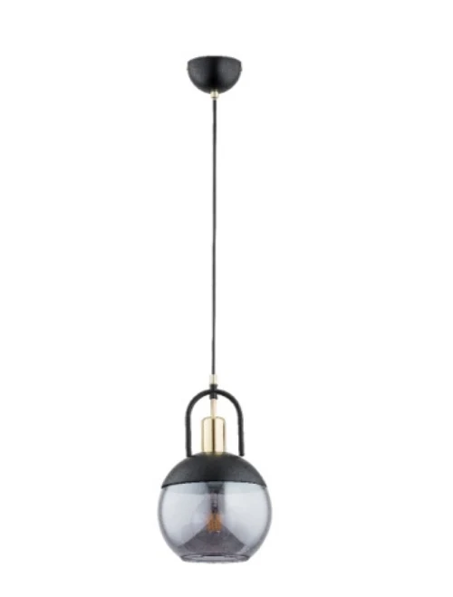 * Lustră IRON 1xE27 max 60W grey+black ALFA