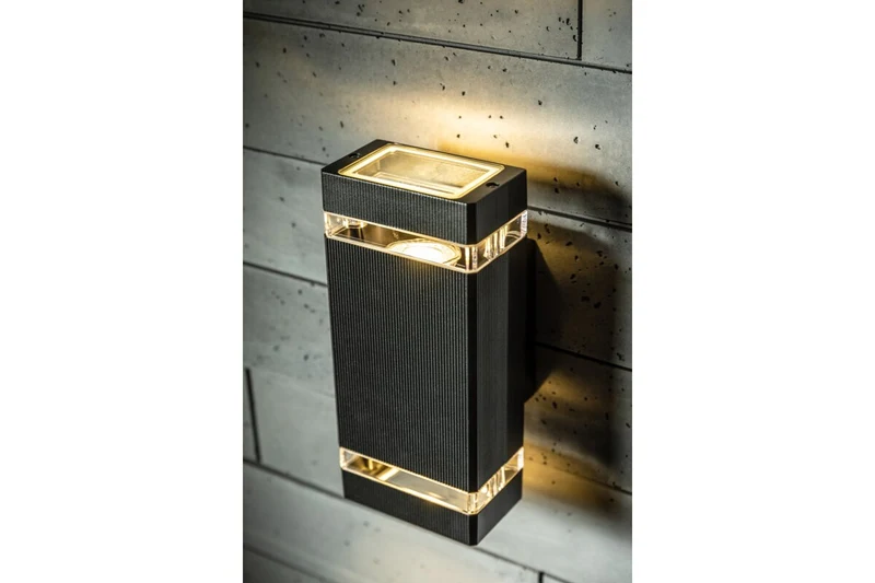 Corp de iluminare NESSA max.2x50W GU10 IP54 negru GTV214 2