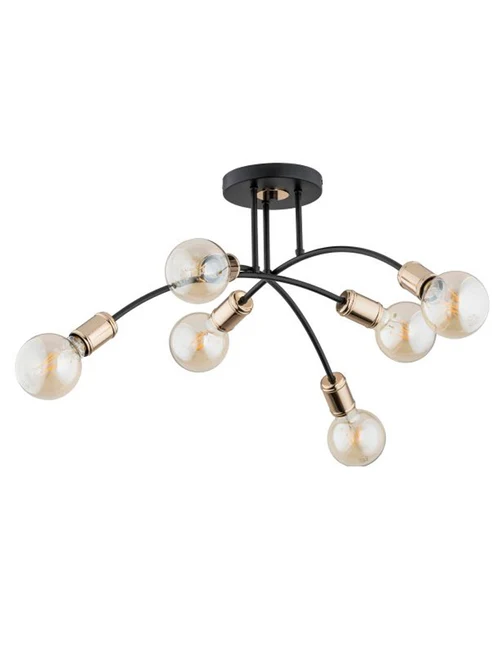 Lustră LANTI 6xE27 max 60W gold ALFA