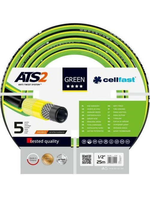 Furtun grădină GREEN 1/2 (25m) Cellfast 34838