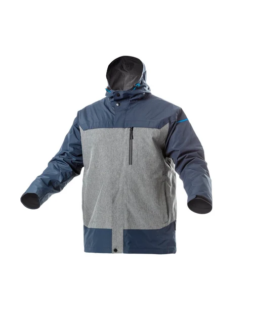 Короткая водонепроницаемая куртка TANGER, тёмно-синяя/серая, 2XL (56), HOGERT