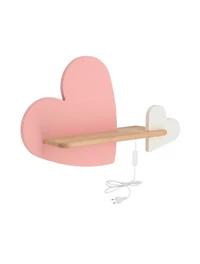 Aplică LED HEART 5W 4000K cu întrerup. pink+white CANDELLUX 2