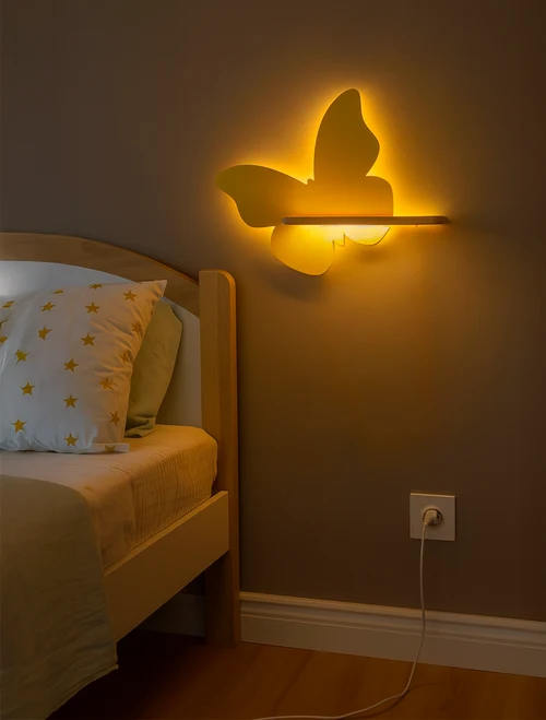 Aplică LED BUTTERFLY 5W 4000K fără întrerup. golden CANDELLUX