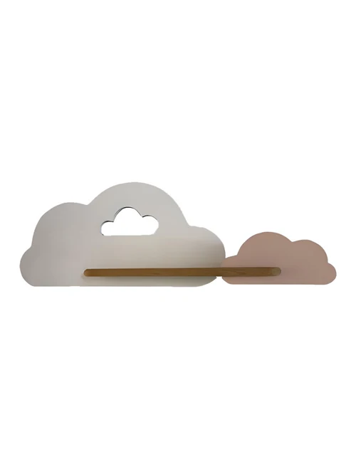 Aplică LED CLOUD 5W 4000K cu întrerup. white+pink CANDELLUX