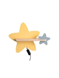 Aplică LED STAR 5W 4000K cu întrerup. golden+gray CANDELLUX 2