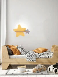 Aplică LED STAR 5W 4000K cu întrerup. golden+gray CANDELLUX 3
