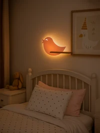 Aplică LED BIRD 5W 4000K fără întrerup. pink CANDELLUX 3