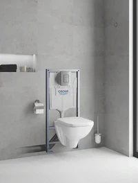 Комплект инсталляции Solido 4в1 с унитазом Euroceramic, сиденьем и хромированной панелью смыва 2
