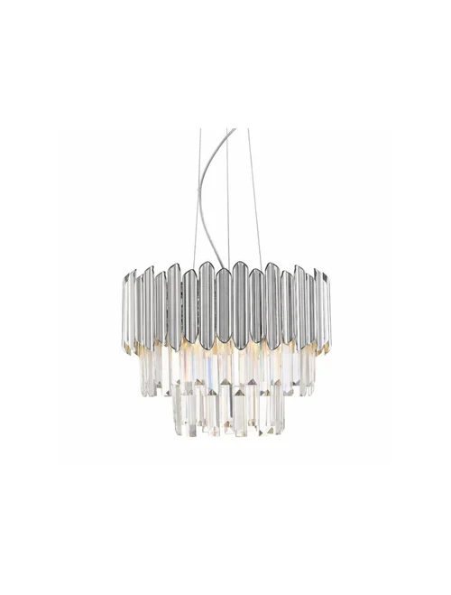 * Lustră GLADIUS P0535-05B-F4AC 5XE14 max 40w chrome cristal ZUMALINE