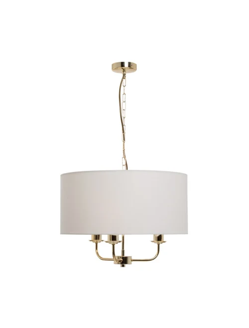 * Lustră ROCCO 6231Z-H06 3xE27 max 40W white gold ZUMALINE