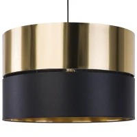 Lustră HILTON 1xE27 max 60W black+gold TK-LIGHT 2