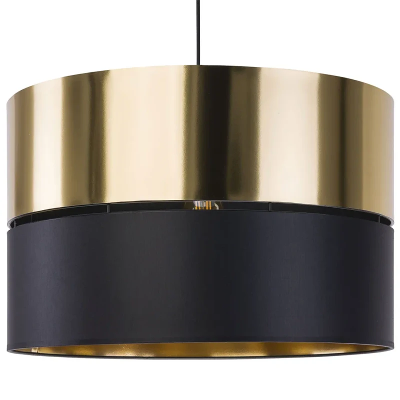 Lustră HILTON 1xE27 max 60W black+gold TK-LIGHT 2