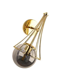 Настенный светильник LAPIS 1xE27, макс. 60W, золотой + антрацит, Begusa 3