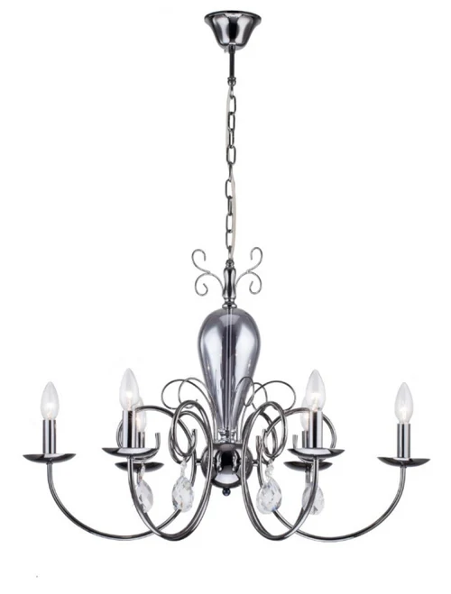 * Lustră LIBERA 5xE14 max 40W silver ALFA