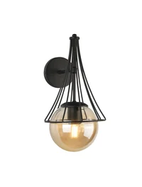 * Aplică LAPIS 1xE27 Max 60W Black+honey Begusa