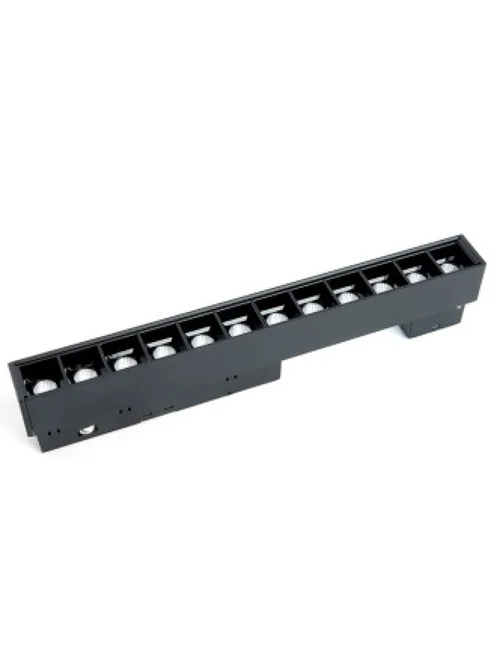 Proiector LED track light magnet 12W,3000K,48V,negru 900lm FERON MGN300