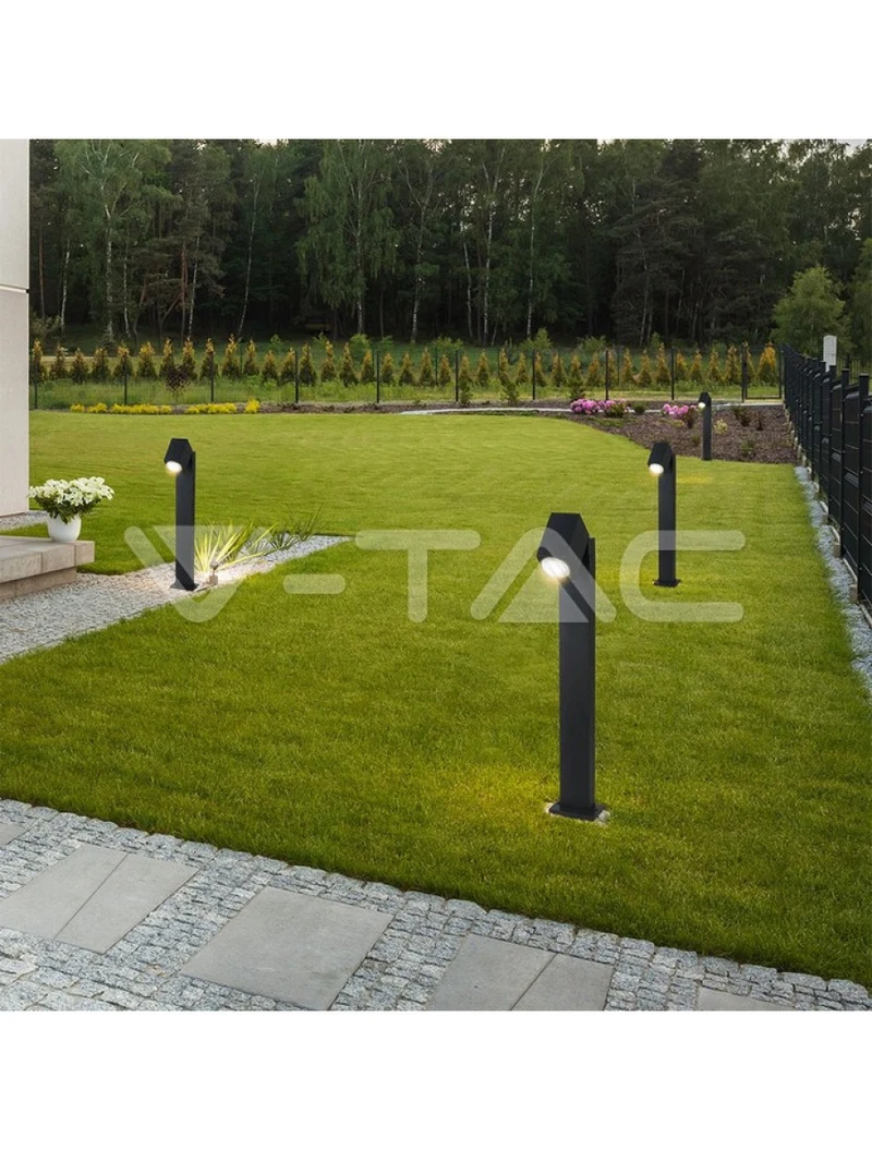 * Corp de iluminat grădină cu suport 1xGU10 max35W 220V IP44 negru V-TAC 2