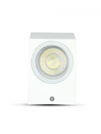 Corp de iluminat gradina 2xGU10 max35W 220V IP44 patrat alb V-TAC 4
