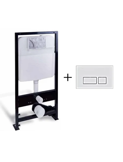 110355 Instalație ascunsă cu buton 0040 Satin Mat.Chrome